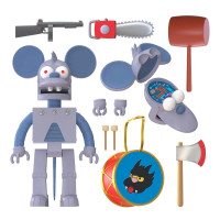 IN STORE! Simpsons Ultimates Robot Itchy Action Figure