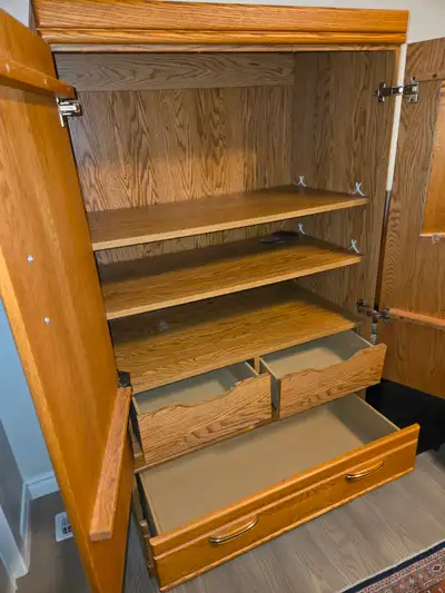 Oak Armoire Wardrobe, View more