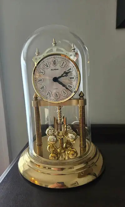 Glass Dome Mantle Clock, View more