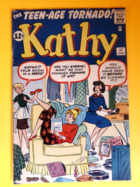 Kathy: The Teen-Age Tornado! 1962 Marvel comic, written Stan Lee