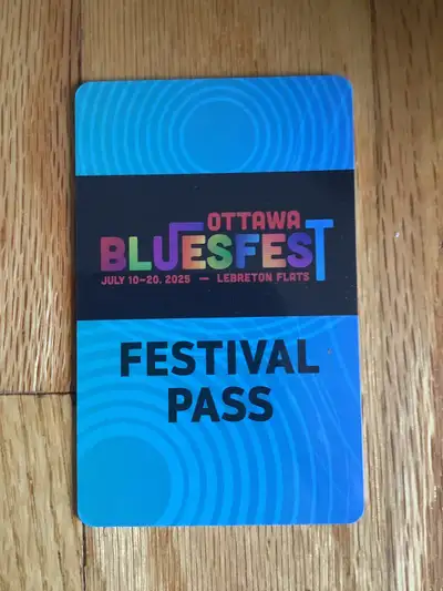 Bluesfest t-shirt July 19 and 20 - only $50, View more