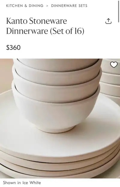 West Elm Kanto Dishes (set of 8), View more