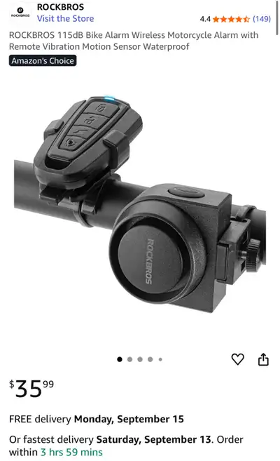 ROCKBROS Bike Alarm, View more