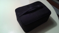 NEW! Black Zipper Train Case Style Beauty/Toiletries/Travel Bag