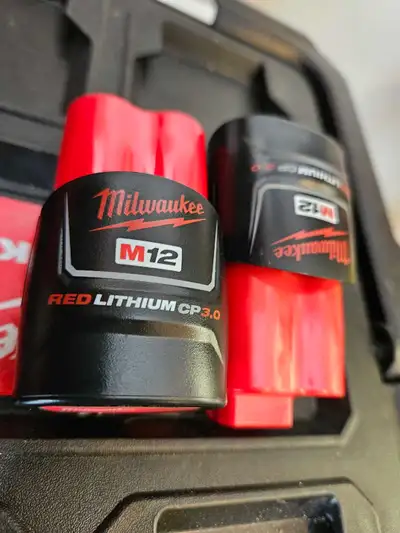 New Milwaukee M12 3.0CP Battery (2), View more