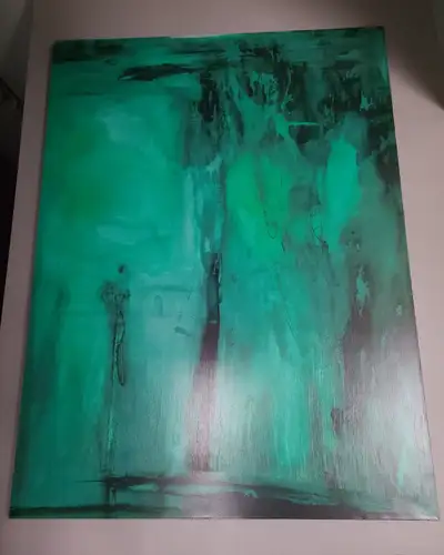 Green and Black Canvas Print, View more