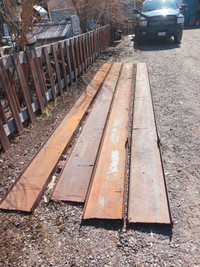 Steel I-beams 