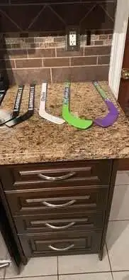 Hockey mini sticks  5 of them, View more