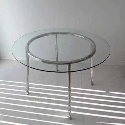 Round Glass Table (41"), View more
