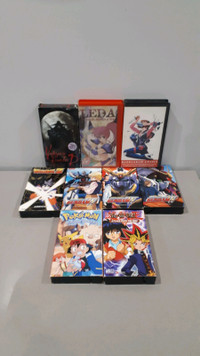 Anime VHS Variety. Leda,Bubblegum Crisis, Dragon Ball Z,Gundam W