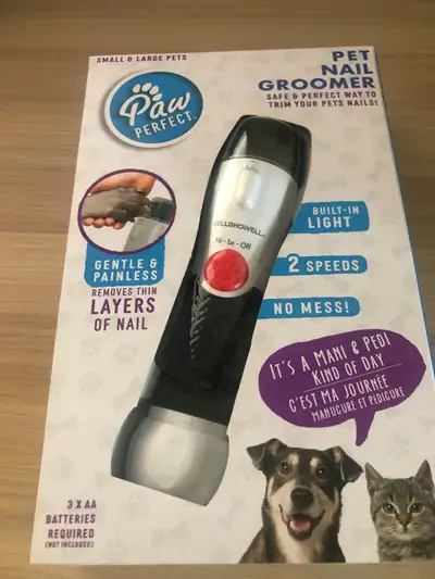 NEW Paw Perfect Pet Nail Groomer/Nail Grinder, View more