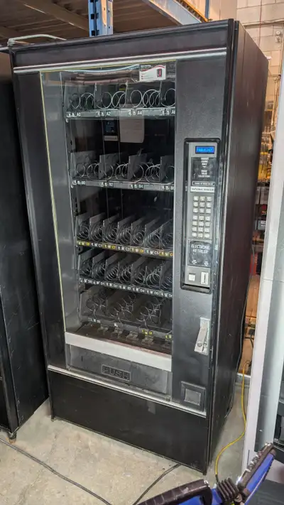 Crane National Snack Vending Machine Everything works UPDATED coin mech included Not credit card cap...