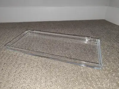 I am selling a Bosch Refrigerator Flex Bar Flat Tray Shelf Accessories in new condition. Shelf hangs...