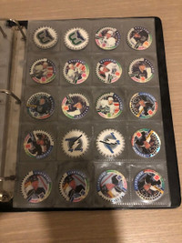 Vintage Collection of Official NHL Pogs and Slammers