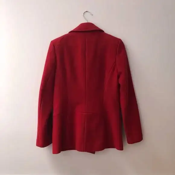 Banana Republic cherry red wool peacoat (S) in Women's - Tops & Outerwear in City of Toronto - Image 3