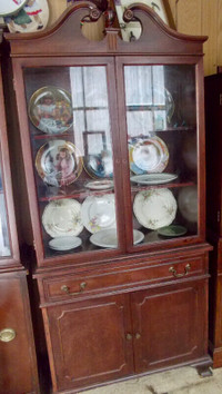 Condo Size -"WALNUT CHINA CABINETS"