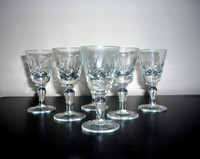 Crystal Glasses .. NEW .. 3 1/4" High ... never used .. Crystal
