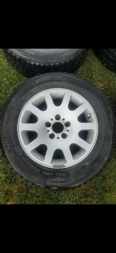 These Rims came off a 2000 BMW 740I 4 OEM 235 / 60 / 16 Tires need to be replaced $250 OBO