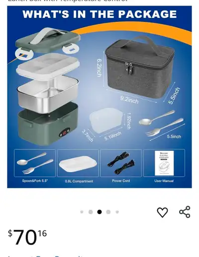 Heated Lunch Box, View more