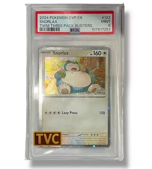 2024 Pokemon #122 Snorlax - GradedCard (PSA 9) in Toys & Games in Barrie - Image 2