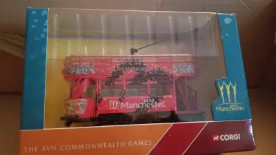 Corgi Appx 1/76 Scale CC25208 Open Top Tram - Commonwealth Games, View more