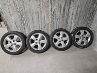 Tire with rims 205/50/R16