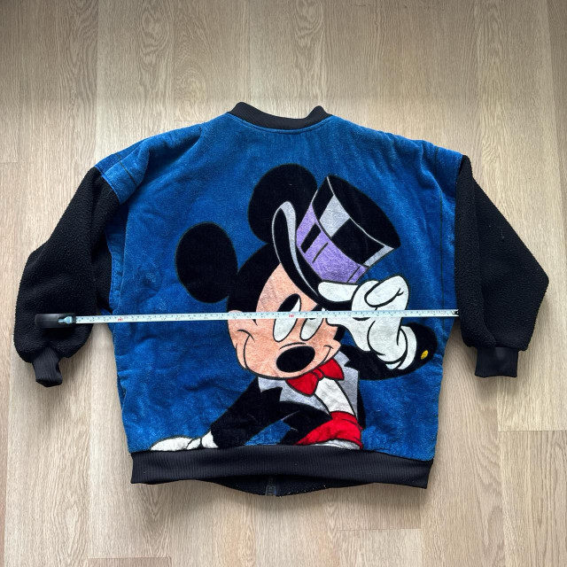 VINTAGE Mickey Mouse velour bomber jacket in Men's in Calgary - Image 3