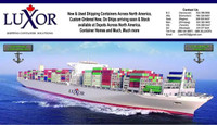 * LUXOR SHIPPING CONTAINER SOLUTIONS   NEW AND USED SEA CAN SALE