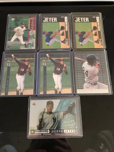 Derek Jeter rookie card lot $30 total mint condition baseball, View more