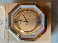Westclox Octagon Wall Clock