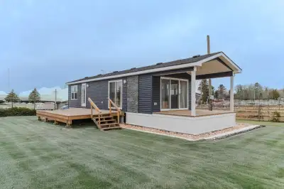 This brand-new, turnkey 2-bedroom, 1-bathroom Manitoulin Cottage offers 540 sq ft of stylish living...