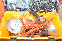 Cables, Lights, cords: for phones, PCs, Cameras, Contractor lits