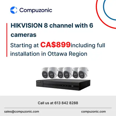 Visit - https://compuzonic.com/product/hikvision-eki-k82t46c-colorvu-7-piece-kit-6-ds-2cd1347g2-luf-...