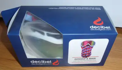 BNIB Adult Snow Goggles plus neck gaiter, View more