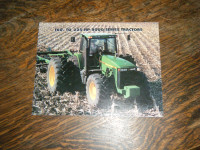 John Deere 8100, 8200, 8300, 8400 Tractors  Brochure 1997