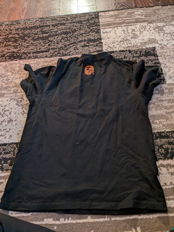 XO x BAPE The Weeknd XL Black Orange T-Shirt in Men's in Kingston - Image 2