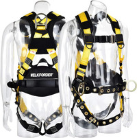 3D-Rings Industrial Fall Protection Safety Harness With Buckle