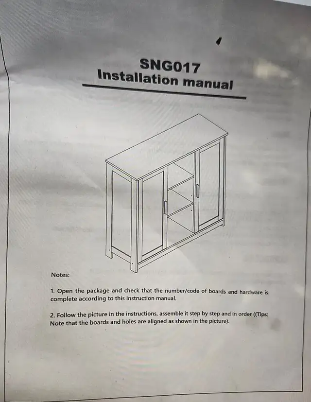 Iwell Floor Storage Cabinet with 2 Doors and 2 Open Shelves in Bookcases & Shelving Units in Oakville / Halton Region - Image 7