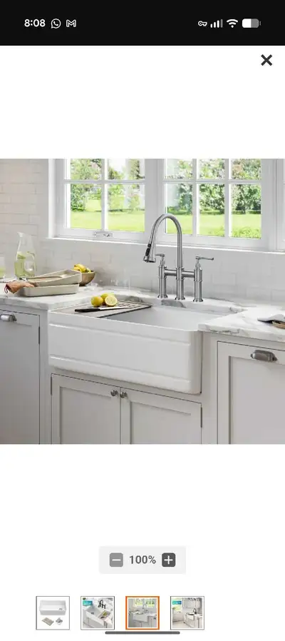 Kraus Turino Ceramic Kitchen Sink, Reversible!, View more
