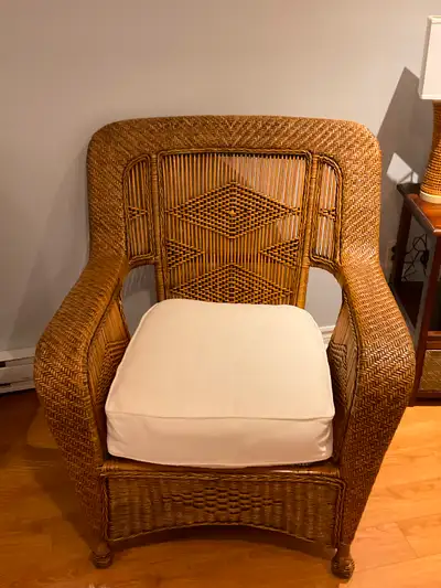 Wicker chair NEW PRICE, View more