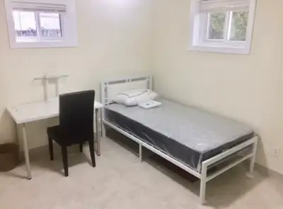 Private, fully furnished, clean, quiet, spacious room in basement of house near Bathurst and Sheppar...
