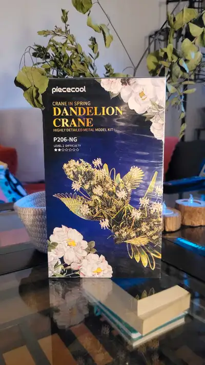NEW beautiful crane model kit, still in packaging! Just haven't had the time to make it. Pick up in...