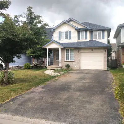 - 3 spacious bedrooms - 2 bathrooms (2pc & 4pc) - 2 parking spaces, plus garage - Fenced yard - Brea...