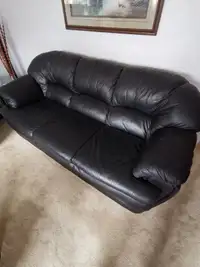 Three cushion sofa top grade leather