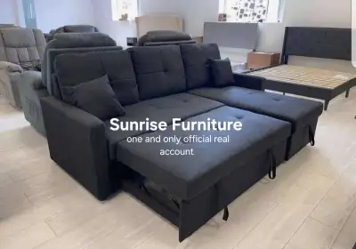 brand new 3 seater pull out sofa bed couch with storage, View more