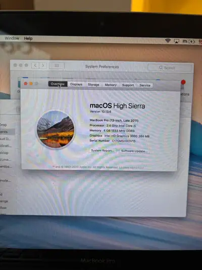 Macbook Pro 2011 13", View more