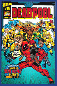 Deadpool #0 (Marvel/Wizard 1998) Free Giveaway UNREAD HIGH GRADE