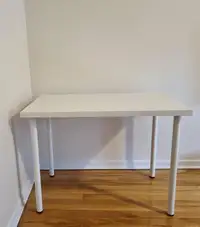Ikea Table (LINNMON / ADILS), white, 100x60 cm (39 3/8x23 5/8 ")