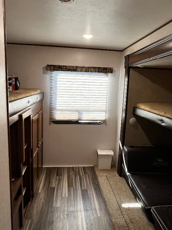 32ft Jayco bunkhouse travel trailer with large outdoor kitchen Travel