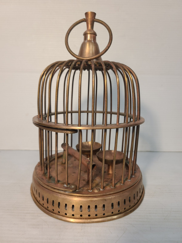 Antique Brass Bird Cage, Arts & Collectibles
